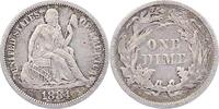 Vereinigte Staaten von Amerika 10 Cent Neu England. -