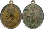 Italien-Kirchenstaat Vatikan Bronzemedaille Pio IX. 1846-1878. -