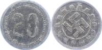 Drittes Reich 20 Pfennig  Schön - sehr schön 251.02 元 含税 ＋  50.20 元 运费