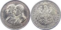 Mecklenburg-Schwerin 3 Mark Friedrich Franz IV. 1897-1918. -