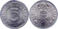 Österreich 5 Schilling Zweite Republik nach 1945. -