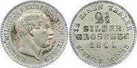 Hessen-Kassel 2 1/2 Silbergroschen Friedrich Wilhelm I. 1847-1866. -