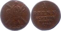 Braunschweig-Calenberg-Hannover Ausbeute Pfennig 1789 Georg III. 1760-18... 66.94 元 含税 ＋  50.20 元 运费