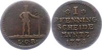Braunschweig-Wolfenbüttel Pfennig Karl I. 1735-1780. -