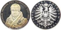 Medicina in nummis Silbermedaille Humboldt, Friedrich Heinrich Alexander von *1769 Berlin, +1859 Berlin, universeller Naturforscher, Schöpfer der Pflanzengeograph -