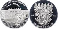 Medicina in nummis Silbermedaille Humboldt, Friedrich Heinrich Alexander von *1769 Berlin, +1859 Berlin, universeller Naturforscher, Schöpfer der Pflanzengeograph -