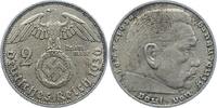Drittes Reich 2 Mark 1936 D Sehr schön + 91.86 元 含税 ＋  50.10 元 运费