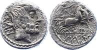 Republik Denar L. Titurinus L. f. Sabinus 89 v. Chr.. -
