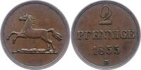 Braunschweig-Wolfenbüttel 2 Pfennig Wilhelm 1831-1884. -