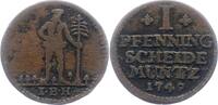 Braunschweig-Wolfenbüttel Pfennig Karl I. 1735-1780. -