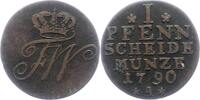 Brandenburg-Preußen Pfennig 1790 A Friedrich Wilhelm II. 1786-1797. Fast... 83.67 元 含税 ＋  50.20 元 运费