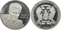 SAINT THOMAS & PRINCE ISLAND 1000 Dobras 1993 Fast Stempelglanz 543.87 元 含税 ＋  50.20 元 运费