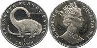 Gibraltar 1 Crown Elisabeth Seit 1952. -