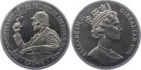 Gibraltar 1 Crown Elisabeth Seit 1952. -