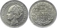 Niederlande-Königreich 25 Cents Wilhelmina I. 1890-1948. -