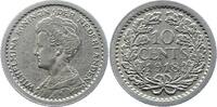 Niederlande-Königreich 10 Cents Wilhelmina I. 1890-1948. -