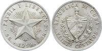 Cuba 20 Centavos Republik 1902-1962. -