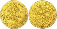 Sachsen-Albertinische Linie Dukat Gold Johann Georg I. 1615-1656. -