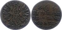 Brandenburg-Preußen 6 Pfennig Friedrich I. 1701-1713. -