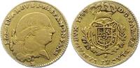 Italien-Parma 1/2 Doppia Gold Ferdinando di Borbone 1765-1802. -