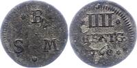 Braunschweig-Wolfenbüttel 4 Pfennig Karl I. 1735-1780. -