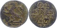 Hessen-Kassel 1/24 Taler Wilhelm I. 1803-1821. -