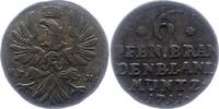 Brandenburg-Preußen 6 Pfennig Friedrich I. 1701-1713. -