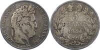 Frankreich 5 Francs 1844 W Louis Philipp 1830-1848. Fast sehr schön 234.28 元 含税 ＋  50.20 元 运费
