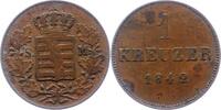 Sachsen-Meiningen Kreuzer Bernhard Erich Freund 1803-1866. -
