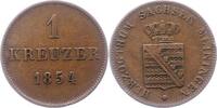 Sachsen-Meiningen Kreuzer Bernhard Erich Freund 1803-1866. -