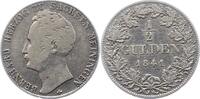 Sachsen-Meiningen 1/2 Gulden Bernhard Erich Freund 1803-1866. -