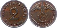 Drittes Reich 2 Reichspfennig 1937 G Vorzüglich 100.41 元 含税 ＋  50.20 元 运费