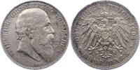 Baden 5 Mark 1904 G Friedrich I. 1856-1907. Winz. Randfehler, Schrötling... 334.69 元 含税 ＋  50.20 元 运费