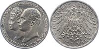 Mecklenburg-Schwerin 2 Mark Friedrich Franz IV. 1897-1918. -