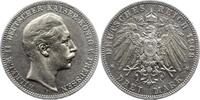 Preußen 3 Mark 1908 A Wilhelm II. 1888-1918. Sehr schön 167.49 元 含税 ＋  50.25 元 运费