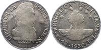 Bolivien 4 Soles 1830 IL Republik. Schrötlingsfehler, schön - sehr schön 376.52 元 含税 ＋  50.20 元 运费