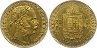 Haus Habsburg 8 Gulden zu 20 Franken Gold Franz Joseph I. 1848-1916. -