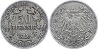 Kleinmünzen 50 Pfennig 1901 A Sehr schön 2,468.32 元 含税免费寄运