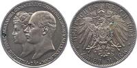 Mecklenburg-Schwerin 2 Mark Friedrich Franz IV. 1897-1918. -