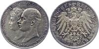 Mecklenburg-Schwerin 2 Mark Friedrich Franz IV. 1897-1918. -