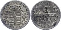 Sachsen-Meiningen 6 Kreuzer Bernhard Erich Freund 1803-1866. -