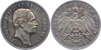 Sachsen 3 Mark Friedrich August III. 1904-1918. -