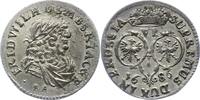 Brandenburg-Preußen 6 Gröscher 1 Friedrich Wilhelm 1640-1688. -