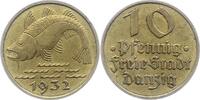 Danzig 10 Pfennig 1932 Sehr schön - vorzüglich 100.41 元 含税 ＋  50.20 元 运费