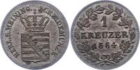 Sachsen-Meiningen Kreuzer Bernhard Erich Freund 1803-1866. -