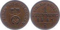 Lippe, Grafschaft 1 Pfennig Paul Alexander Leopold 1820-1851. -