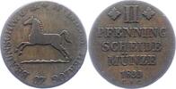 Braunschweig-Wolfenbüttel 2 Pfennig Wilhelm 1831-1884. -