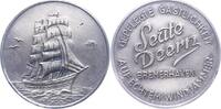 Schiffahrt Versilberte Bronzemedaille -