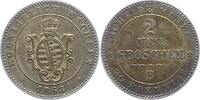 Sachsen-Albertinische Linie 2 Neugroschen Johann 1854-1873. -