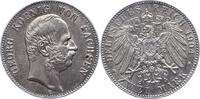 Sachsen 2 Mark 1904 E Georg 1902-1904. Vorzüglich 962.23 元 含税 ＋  50.20 元 运费